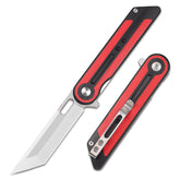 XTOUC Mini Small Folding Pocket Knife G10 Red Military Green Handle D2 Steel Camping Hiking EDC Knives XT02B